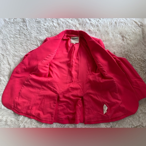 L’Agence Chamberlain Blazer Jacket in Hibiscus Coral Red Size 2 - Picture 11 of 16